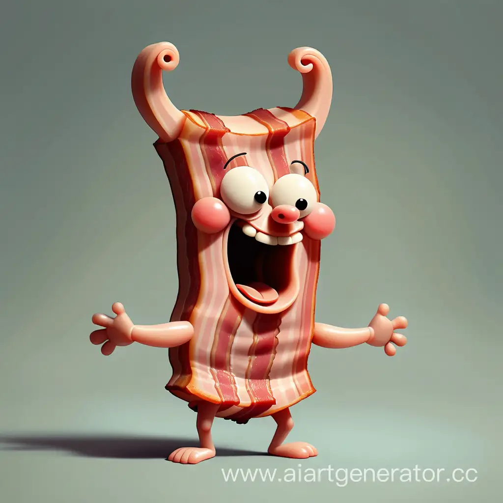 Adorable-Cartoon-Bacon-Character-with-Longing-Arms-for-Hugs