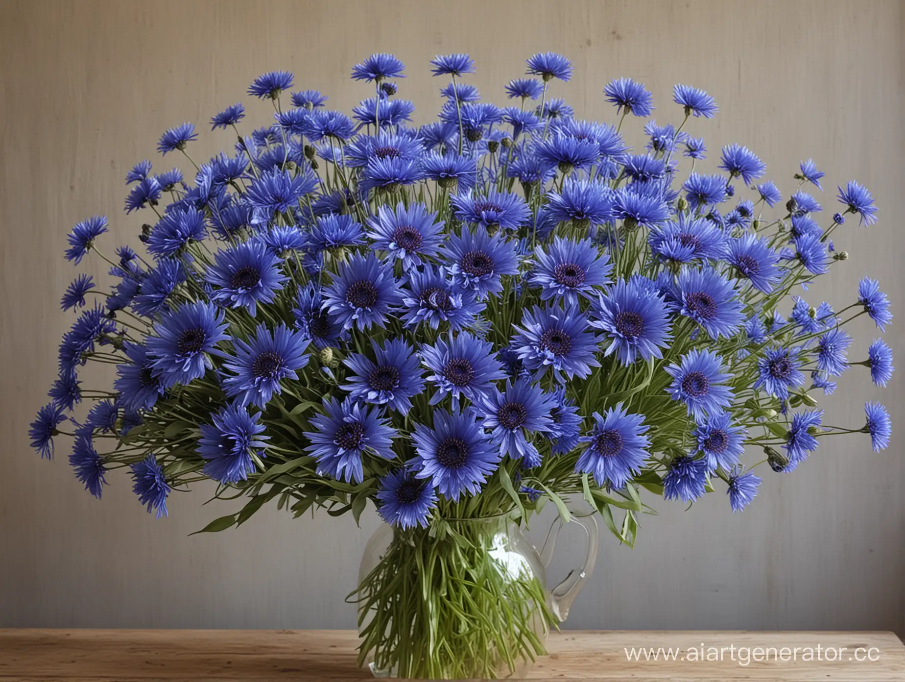 Vibrant-Giant-Bouquet-of-Cornflowers-Stunning-Blue-Floral-Arrangement