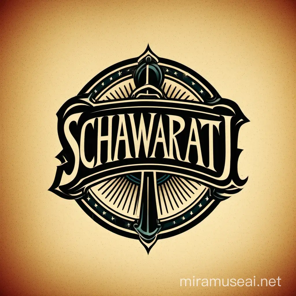 Nostalgic Style Schwartau Logo Concept with Vintage Flair