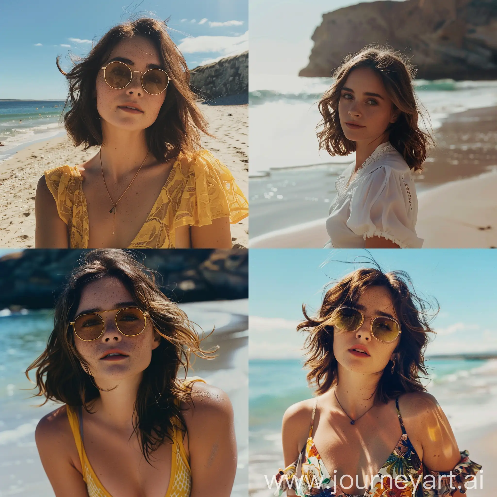Jenna-Coleman-Enjoying-Beach-Serenity-with-Aspect-Ratio-11