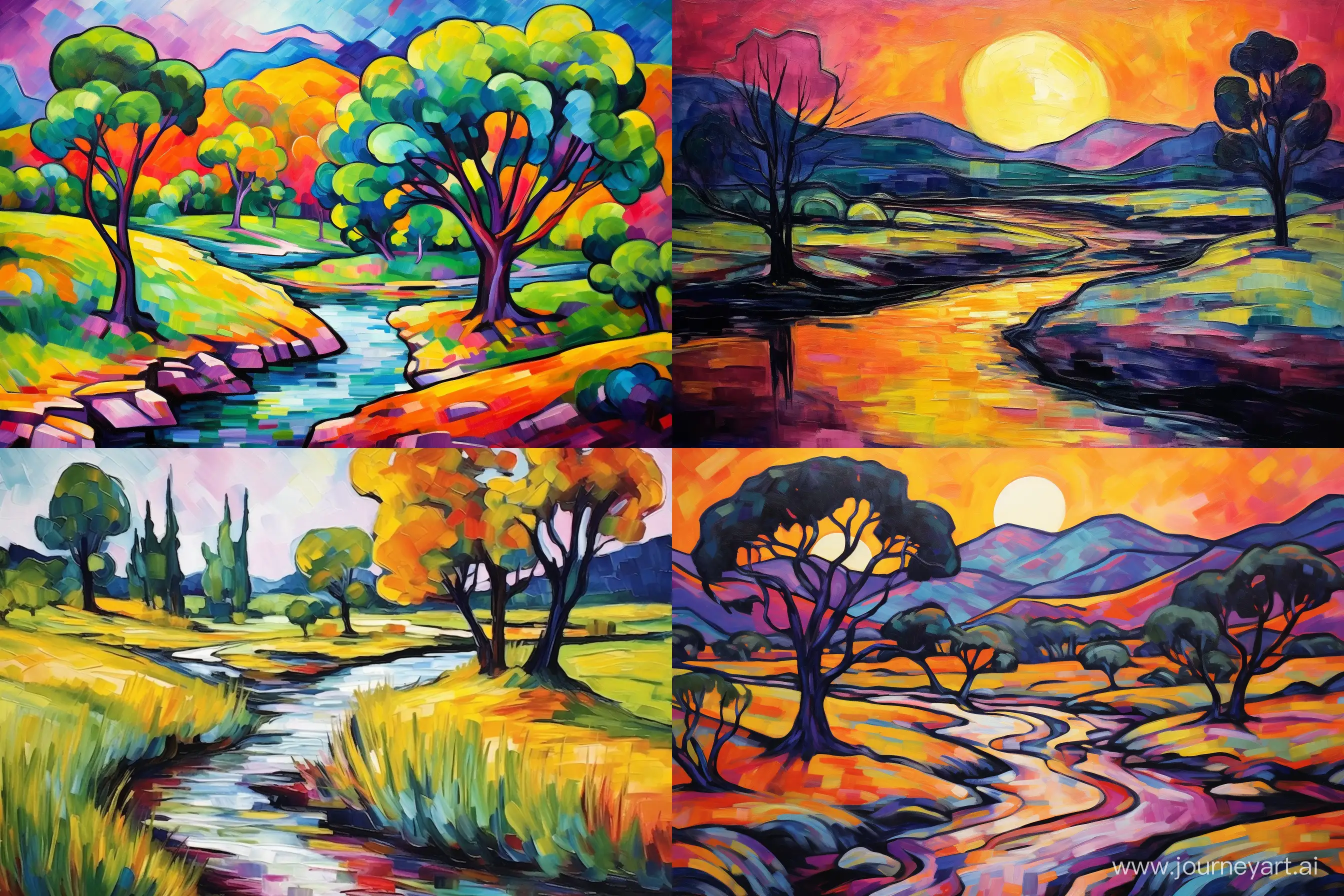 Vibrant-Fauvist-Landscape-Painting-with-Bold-Colors