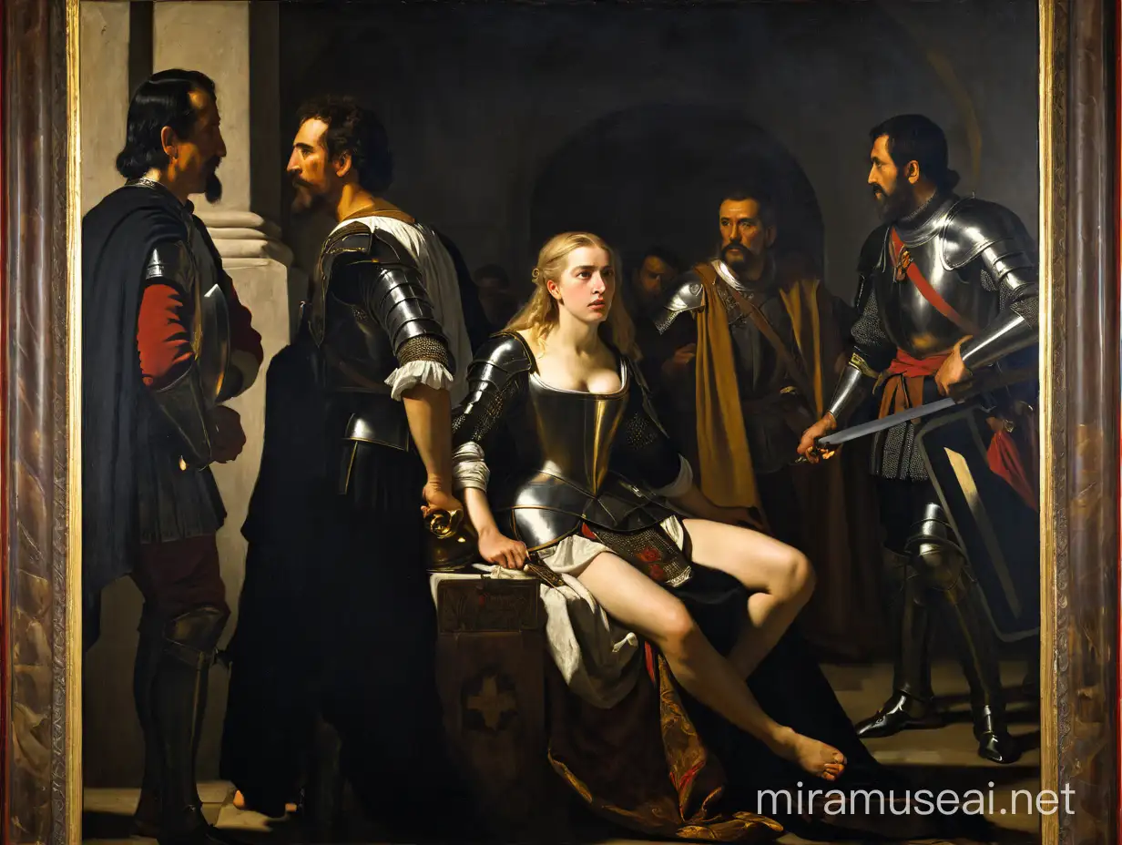 Diego Velasquez Dramatic Battle Scene Defending the Wounded General