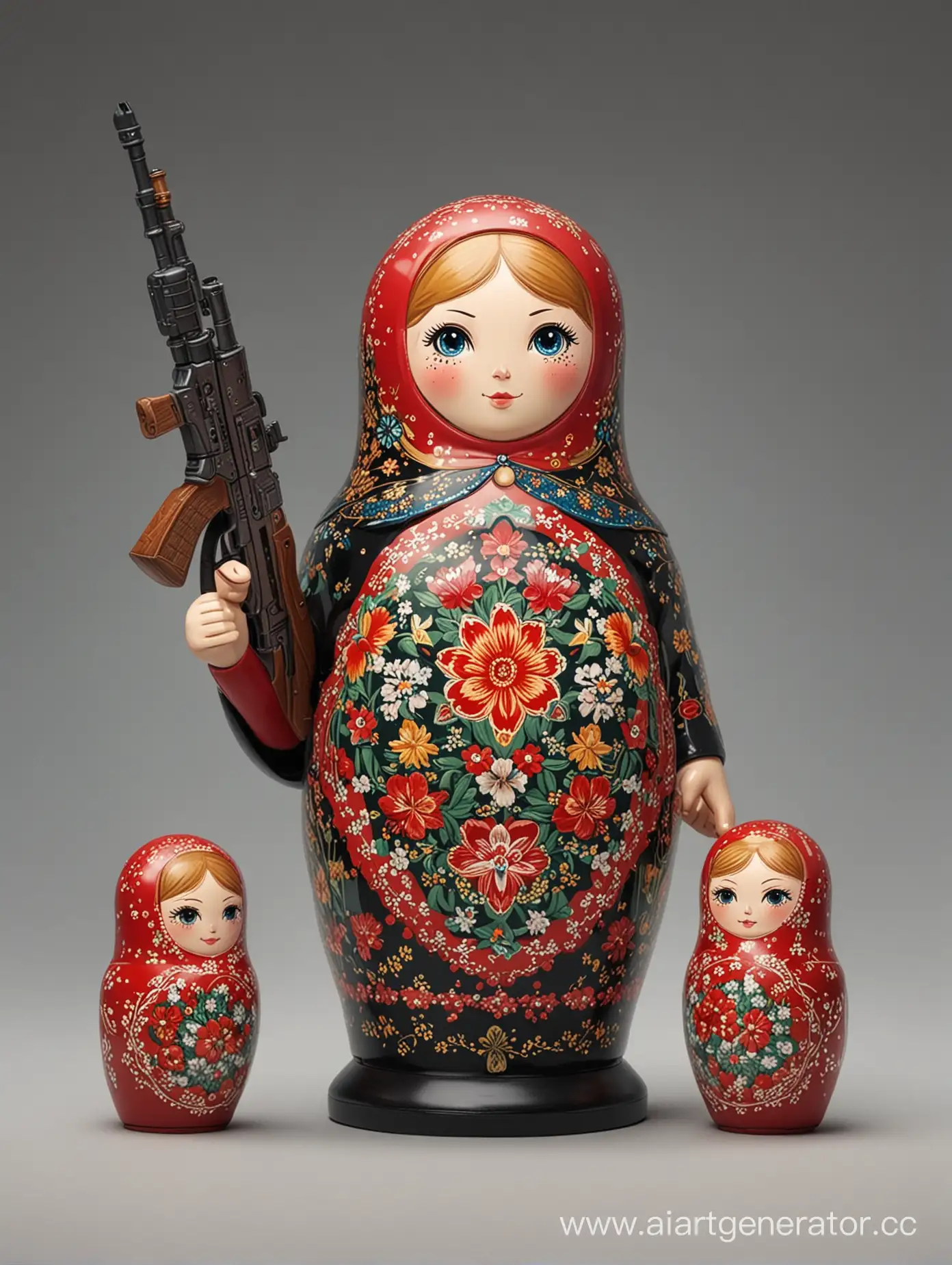 Matryoshka-Doll-with-Weapon-Ready-for-Action