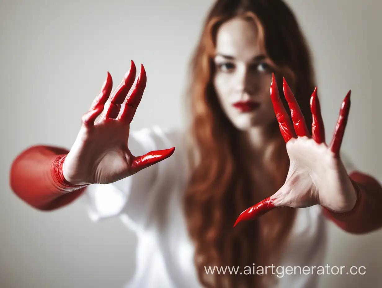 Alluring-Red-Nails-Enchanting-Encounter-with-Giant-Hands