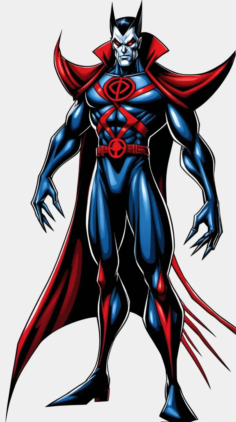 cartoon mr sinister full body with clear background