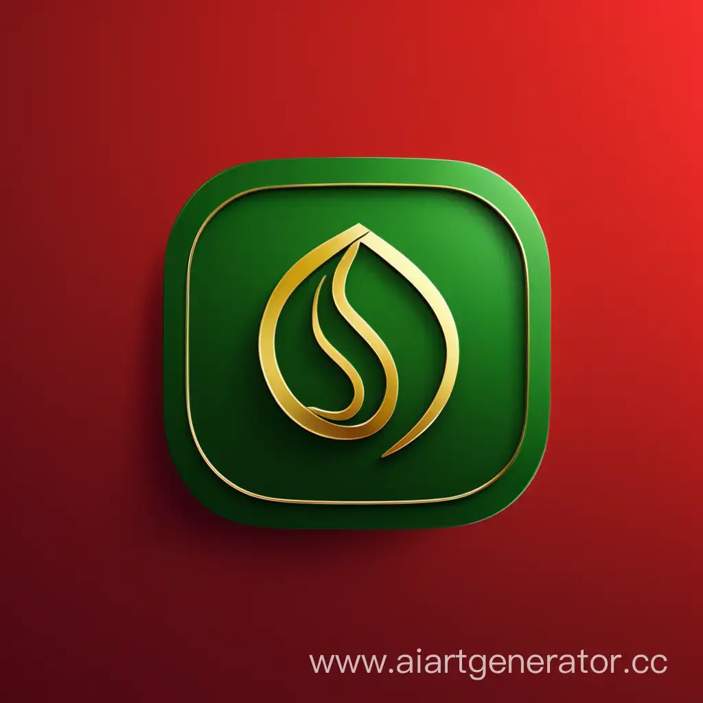 Sberbank-App-Icon-in-Vibrant-Red