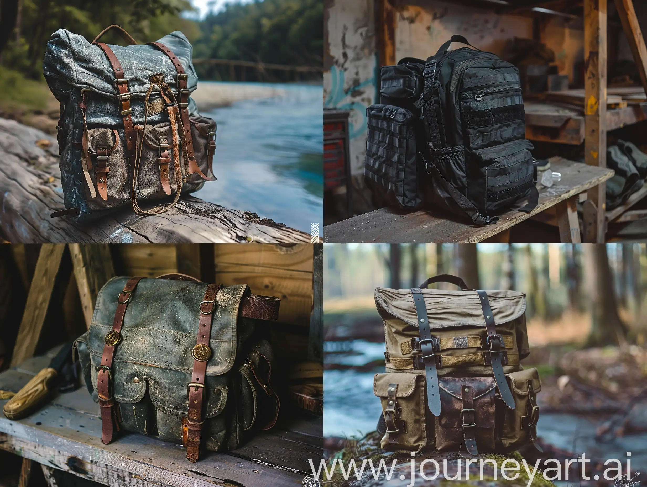 knolling of survivalist backpack --v 6.0