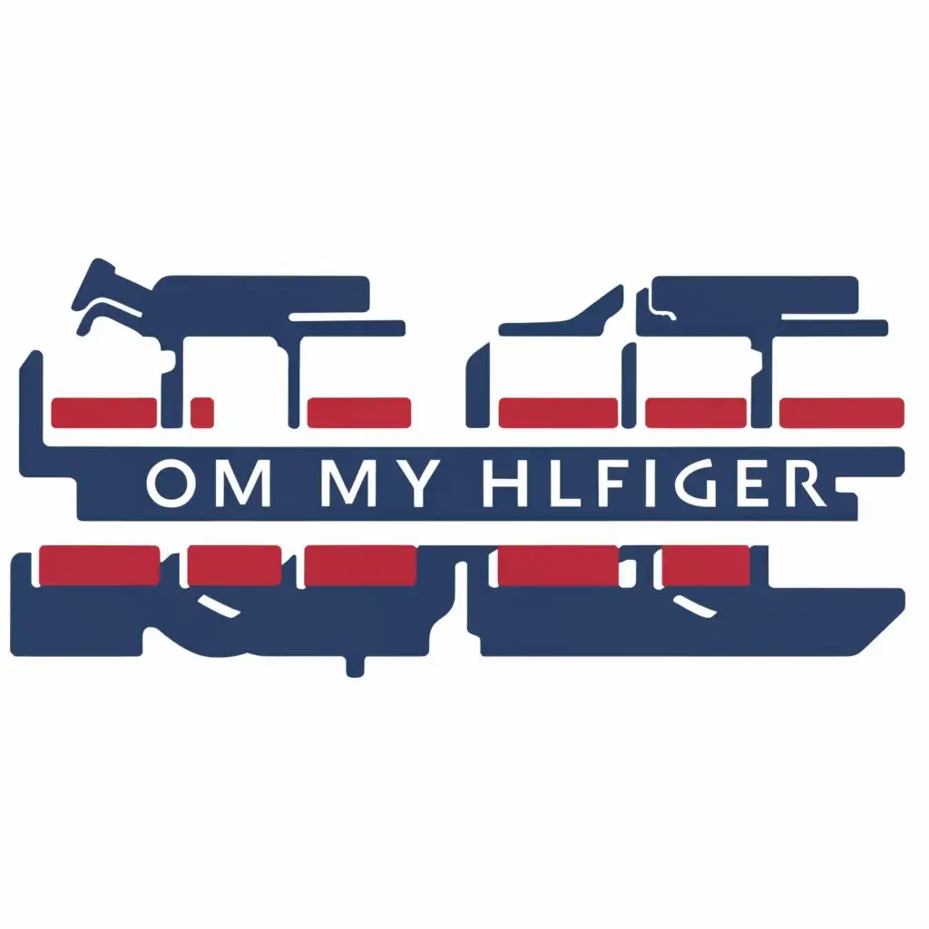 logo, Tommygun, with the text "Tommy Hilfiger", typography