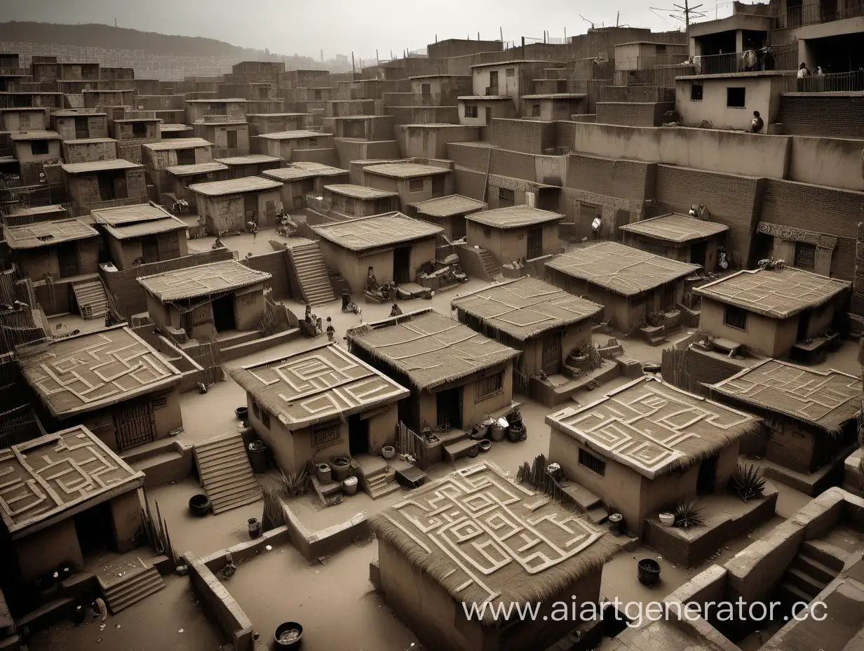 Aztec-Style-Slums-Vibrant-Cultural-Depiction-of-Urban-Living