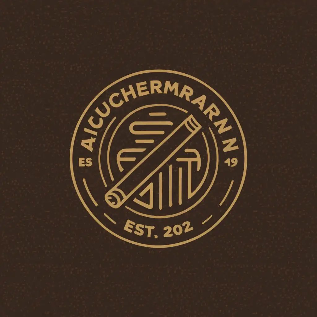 a logo design,with the text 'Rauchermarkt', main symbol:Smoke Cigarette,Moderate,be used in Retail industry,clear background