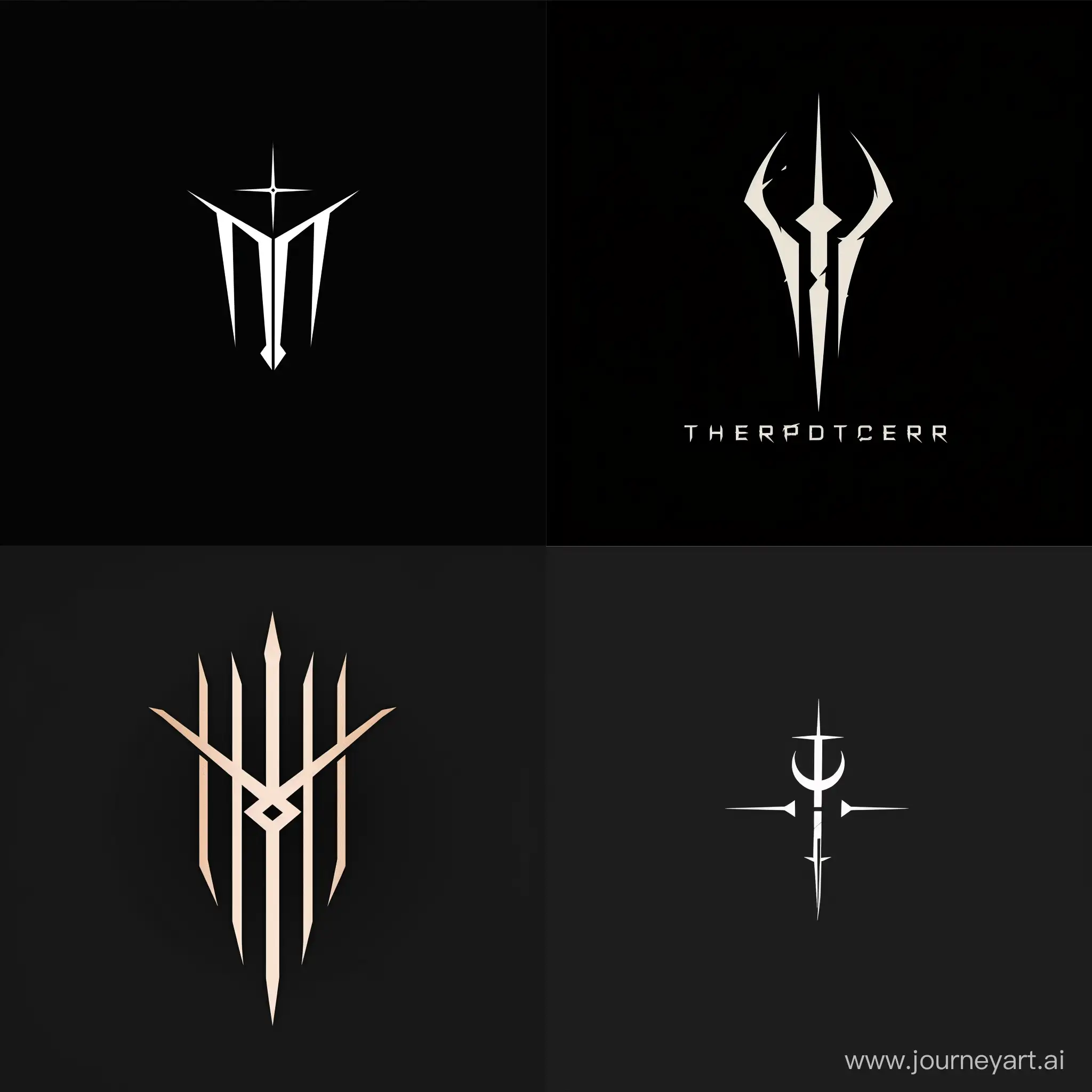 логотип The Propheters современный, тонкий шрифт