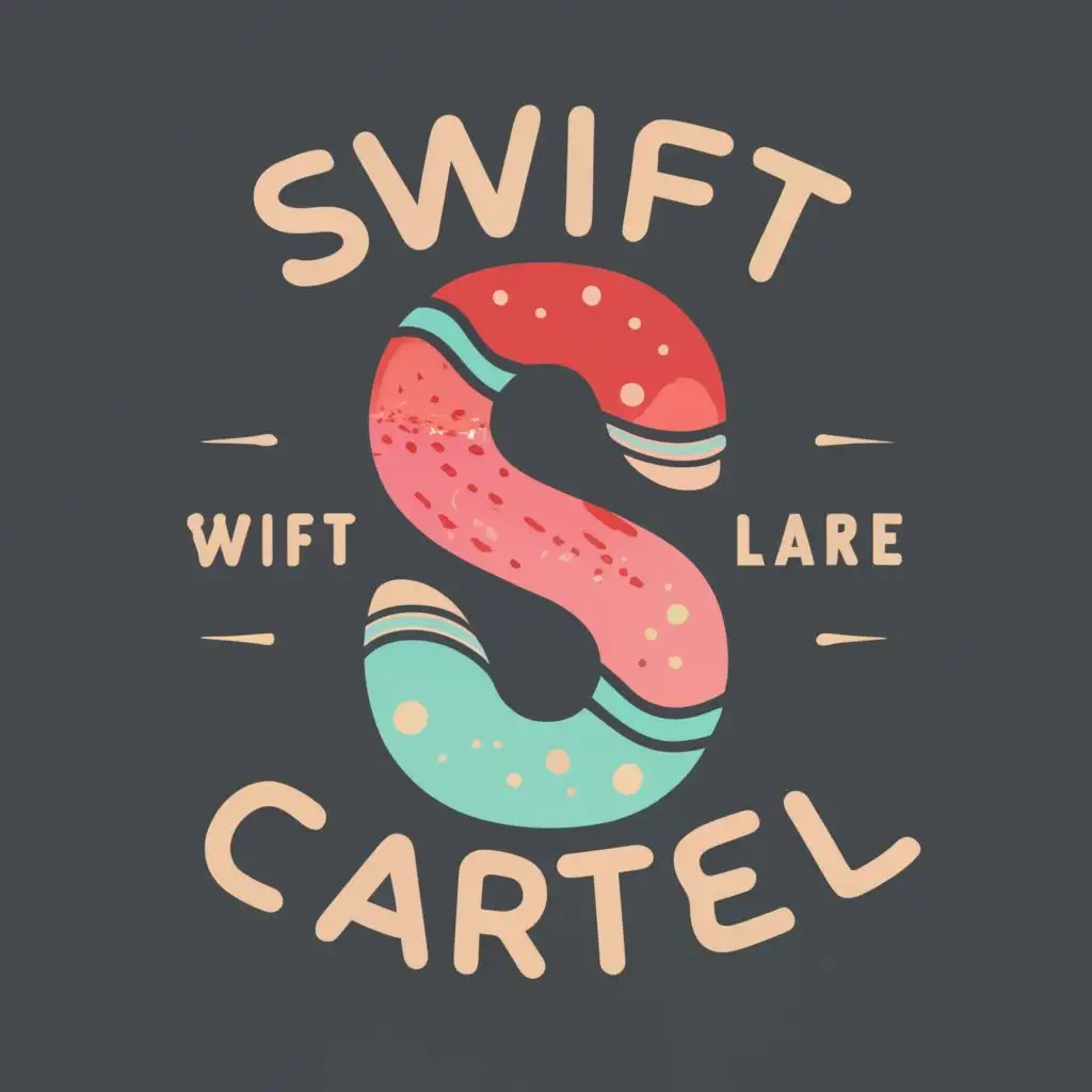 logo, S, with the text "SwiftCartel", typography