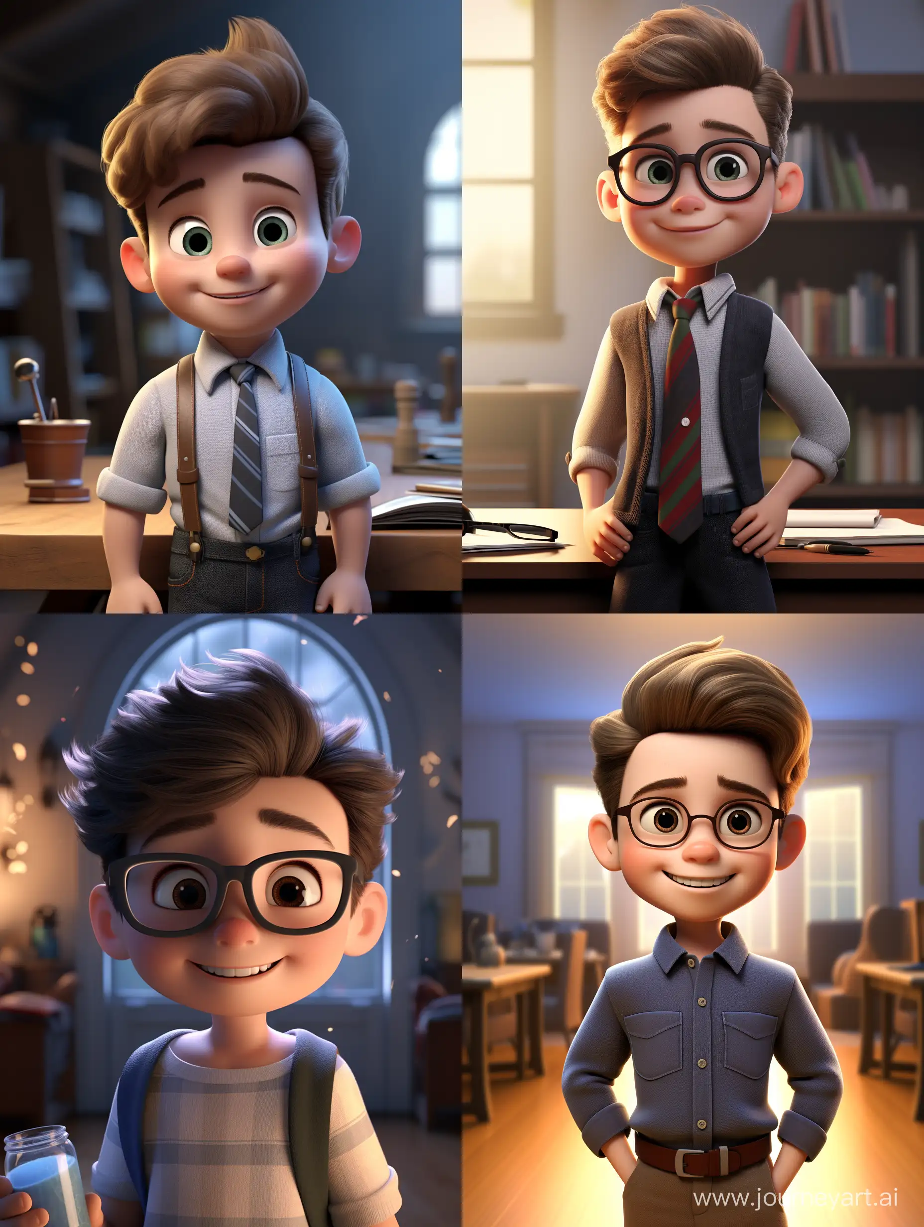 Creative-Smiling-Boy-in-Pixarstyle-3D-Animation