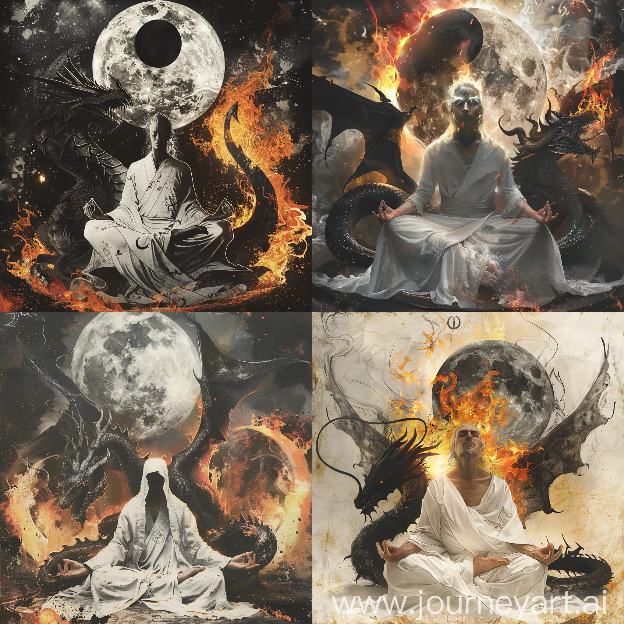 Serene-Celestial-Meditating-with-Black-Dragon-Moon-and-Demonic-Flames