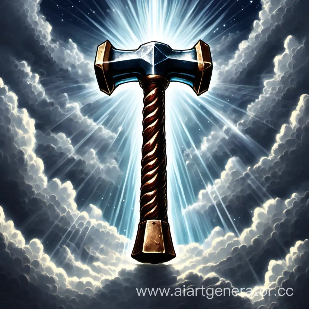 Artistic-Rendering-of-Celestial-Forces-Welding-the-Heavenly-Hammer