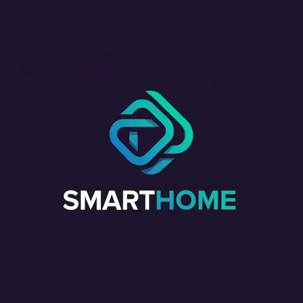 a logo design,with the text "SmartHome", main symbol:Electron,Moderate,clear background