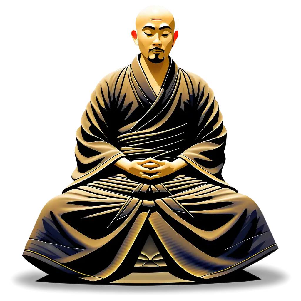 Zen-Monk-PNG-Image-Tranquil-Master-Illustration-for-Meditation-Blogs-and-Mindfulness-Websites