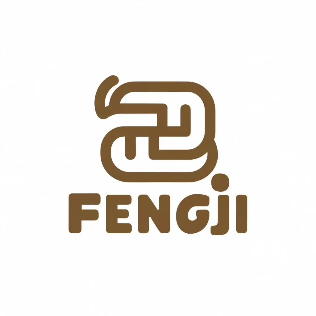 a logo design,with the text "Fengji", main symbol:Tofu,Moderate,be used in Retail industry,clear background