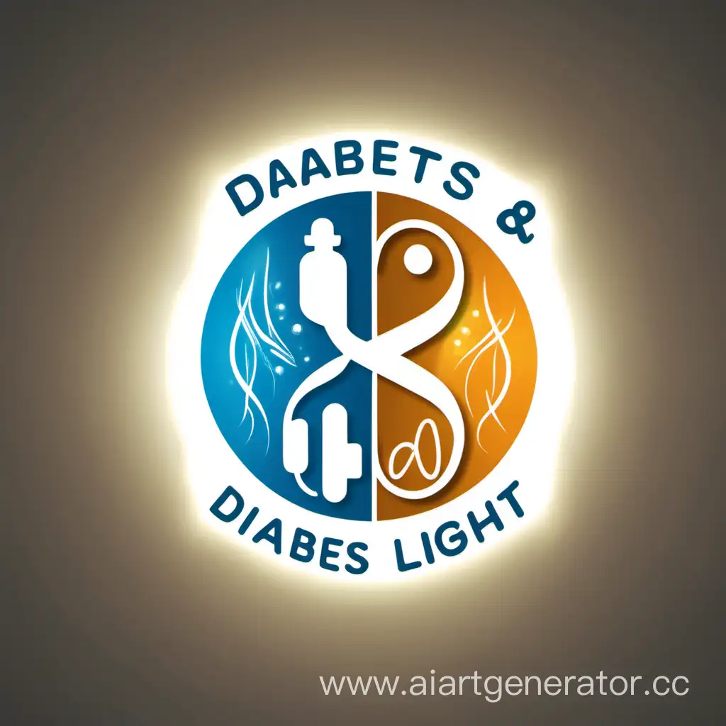 логотип диабет и свет