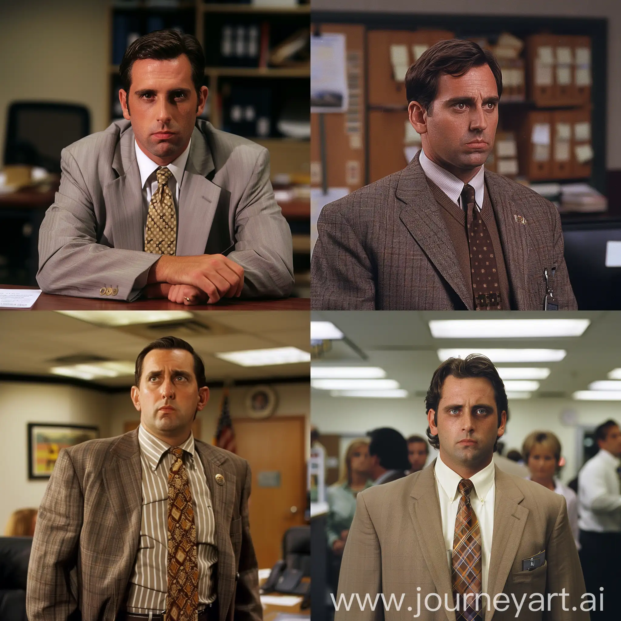 Michael-Scott-as-Forrest-Gump-Office-Portrait