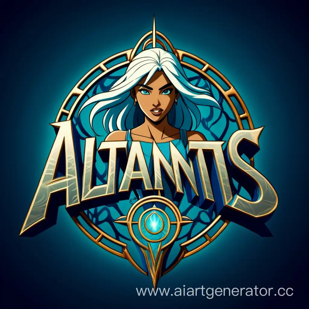 Атлантида: Затерянный мир, персонаж - "Кида", в виде логотипа