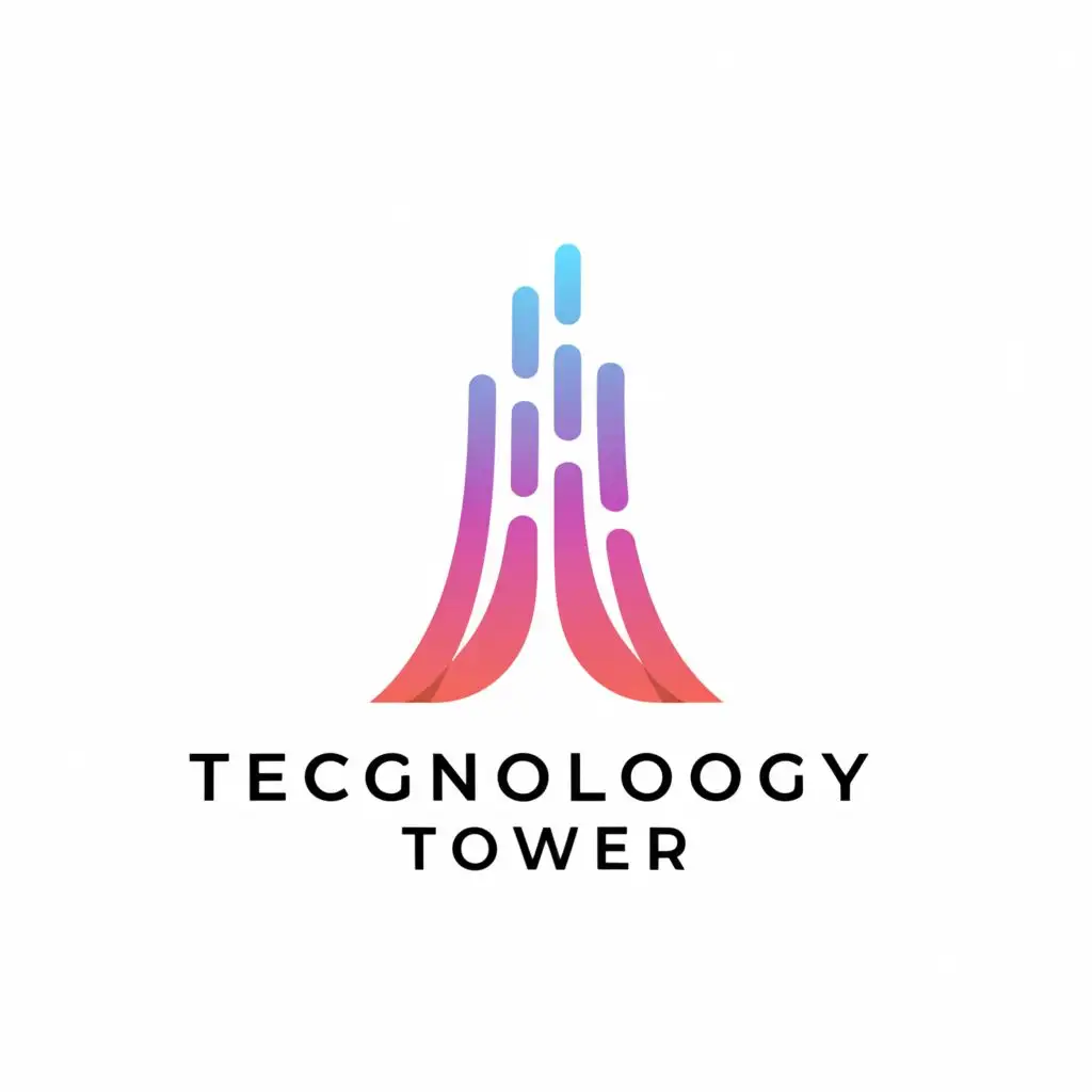 a logo design,with the text "Technology Tower", main symbol:Technology Tower,Minimalistic,be used in Technology industry,clear background