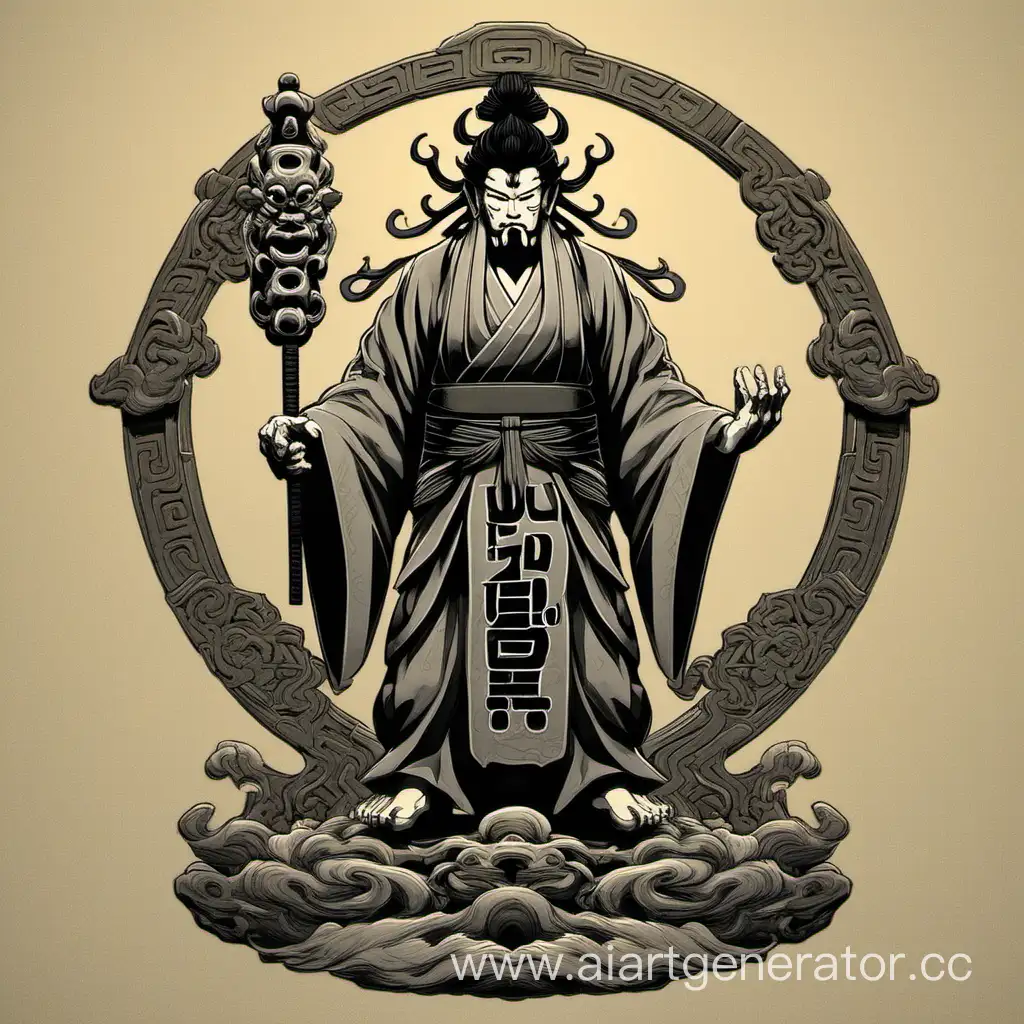 Fudo-Sculpture-Serene-Stone-Art-Depicting-Strength-and-Tranquility