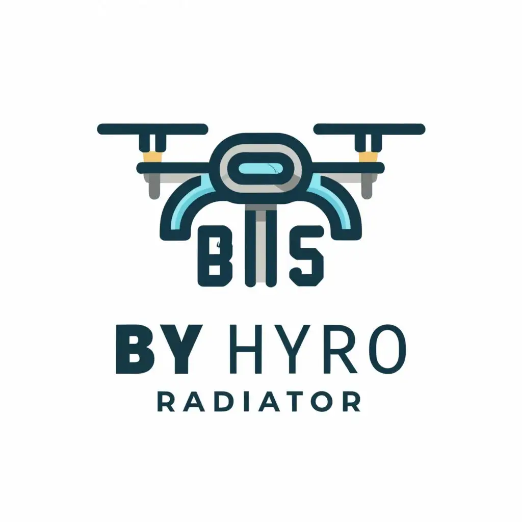 a logo design,with the text "BTS Hydro Radiator", main symbol:with tap and dron,Moderate,be used in Technology industry,clear background