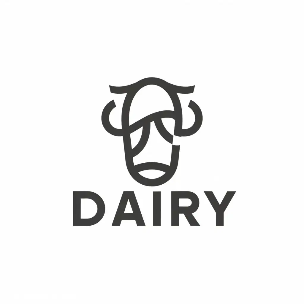 a logo design,with the text "Dairy", main symbol:Dairy,complex,clear background