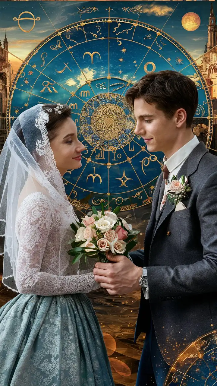 Renaissance Wedding Astrology Art