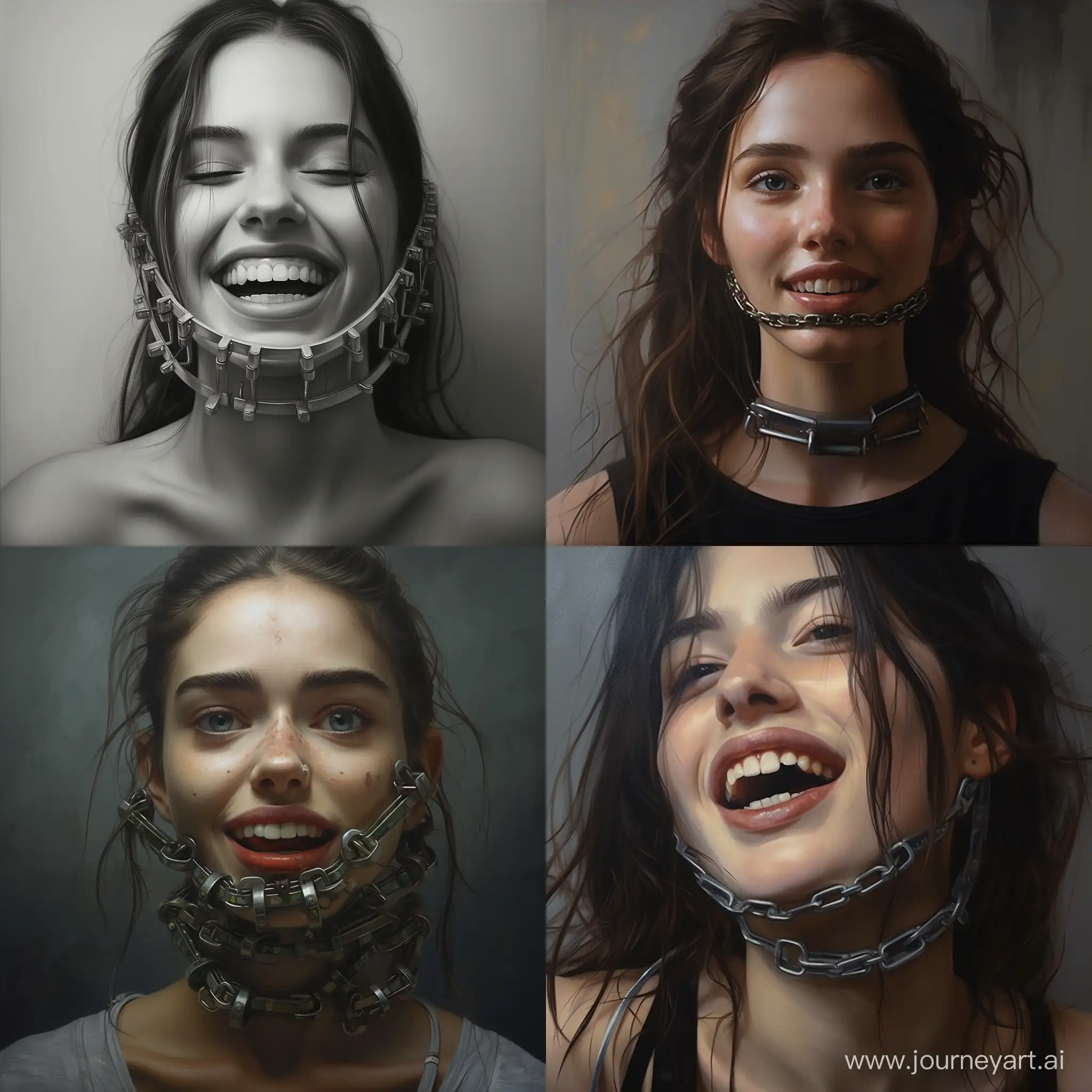 Realistic-Portrait-of-a-Beautiful-Woman-with-Steel-Braces