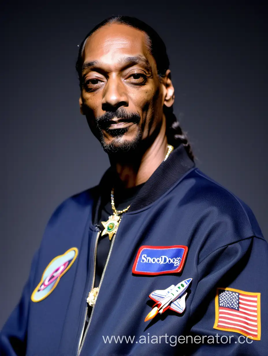 Rapper Snoop Dogg is flying into space on a rocket