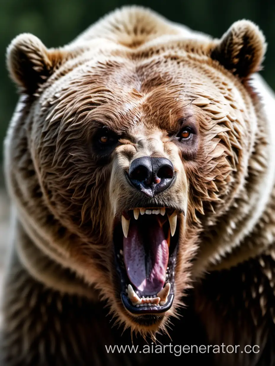 Furious-Bear-CloseUp-Powerful-Wildlife-Photography