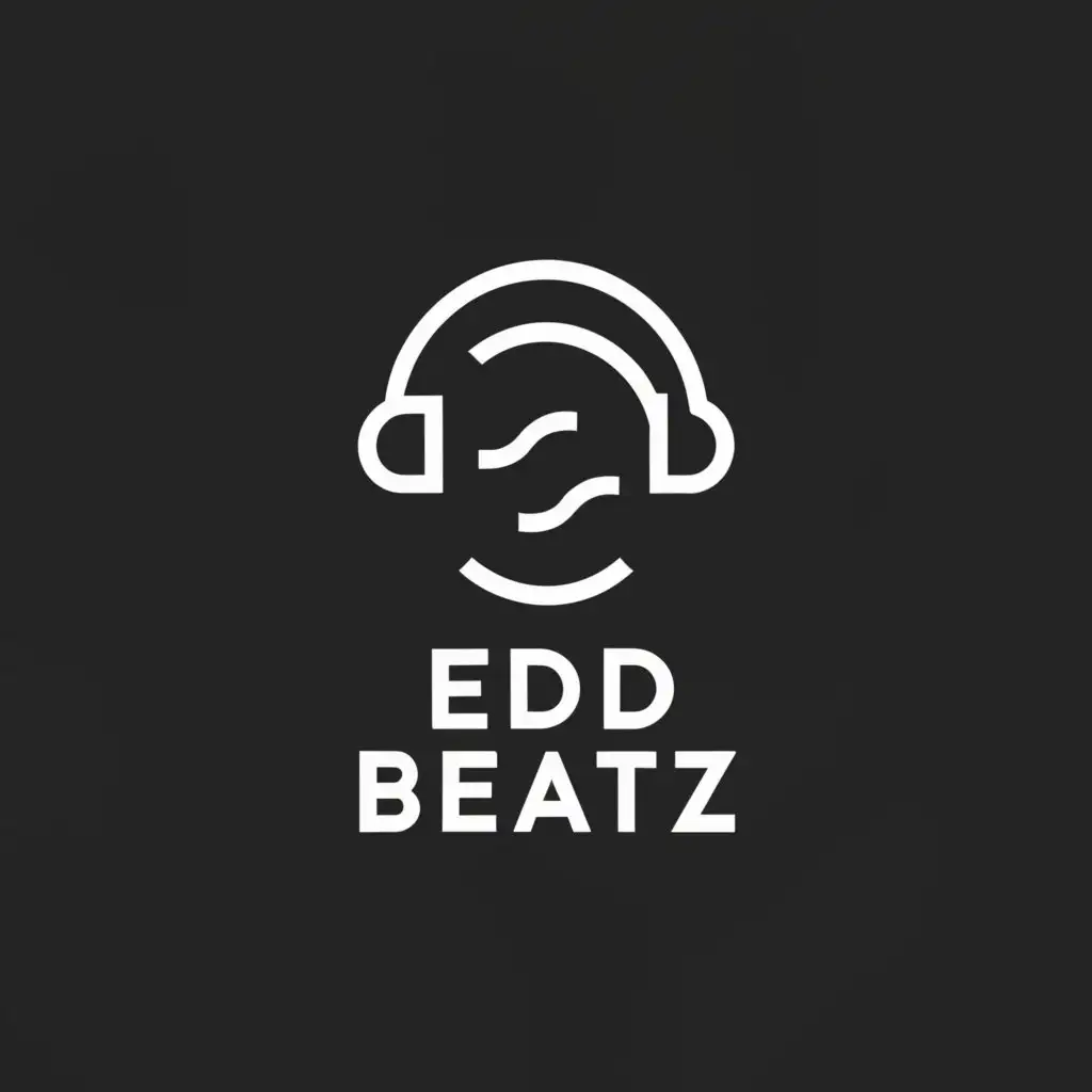 a logo design,with the text "EDD Beatz", main symbol:beat maker,Moderate,clear background
