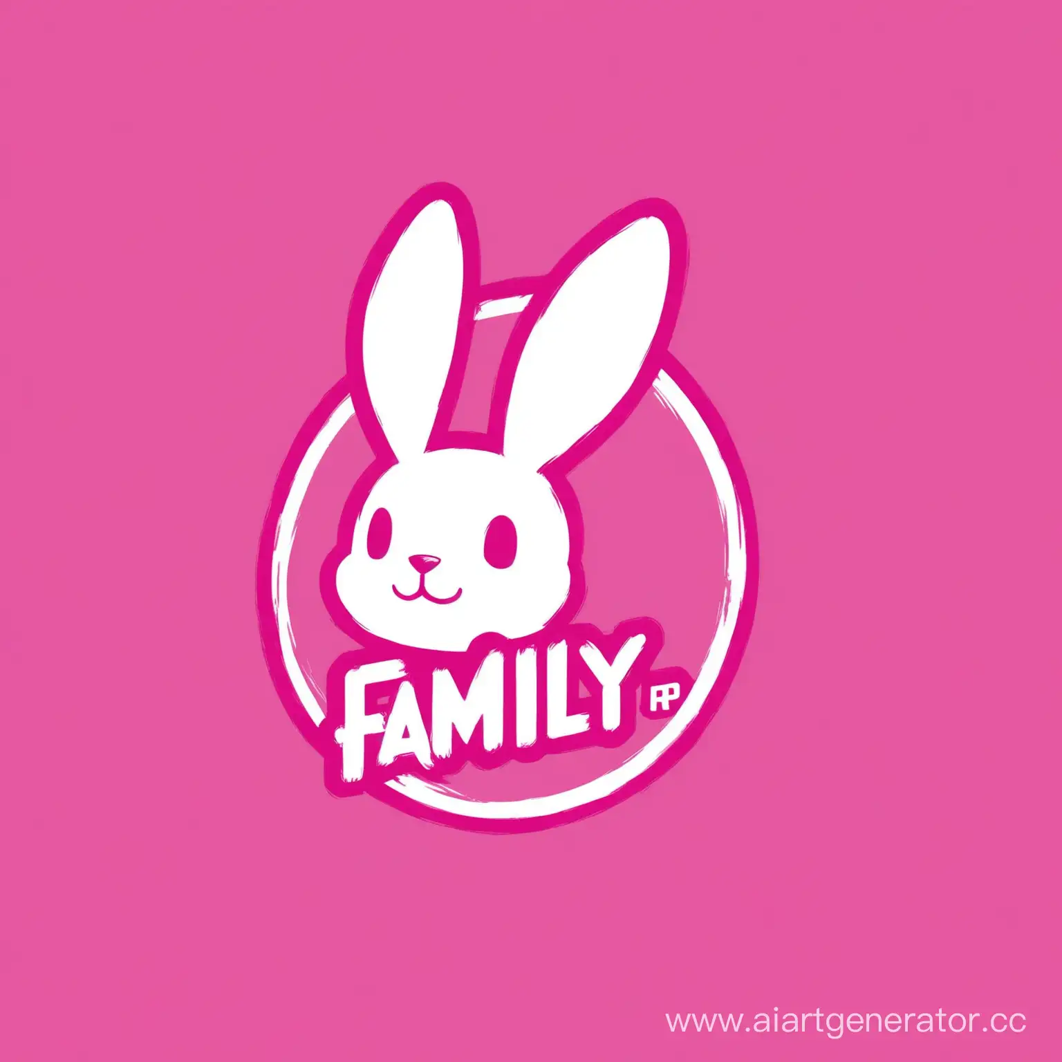 Pink-Family-Logo-with-Rabbits-in-GTA-5-RP