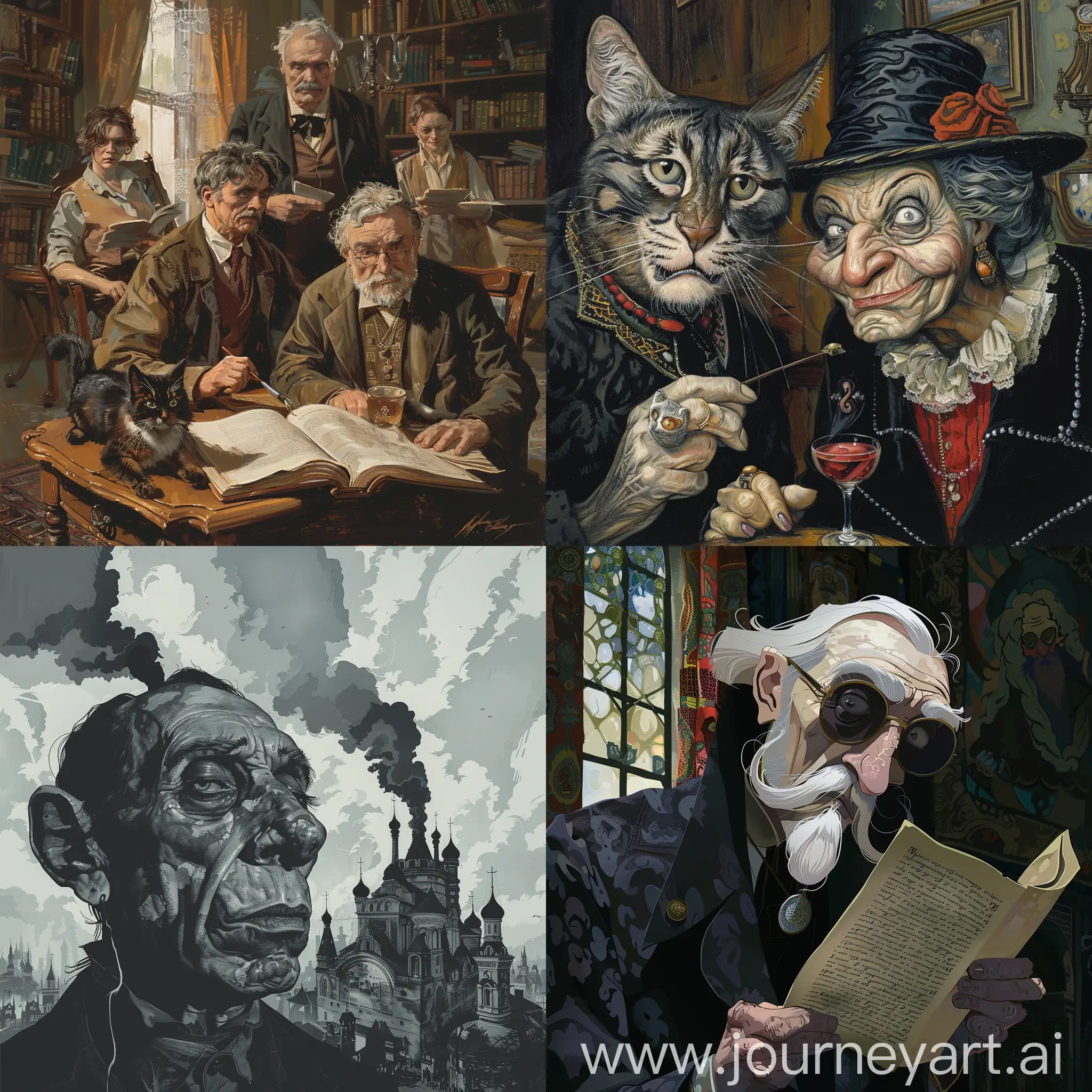 Vivid-Illustrations-of-Master-and-Margarita-Characters-by-M-A-Bulgakov