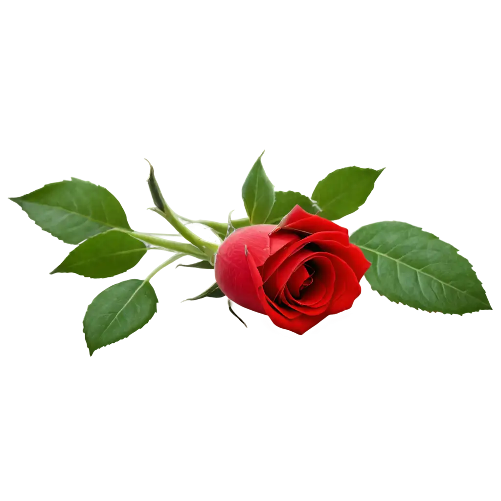 beautiful red rose flower design