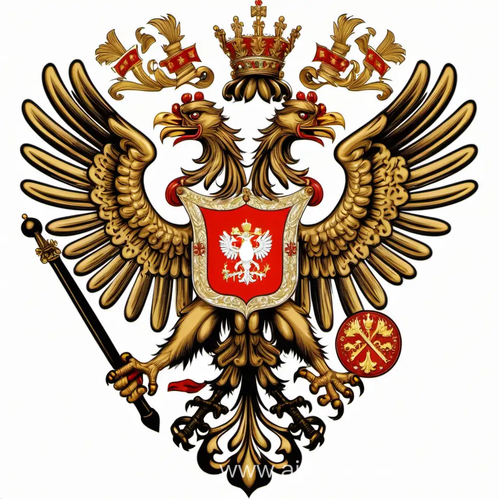 Coat of arms similar to the coat of arms of Russia