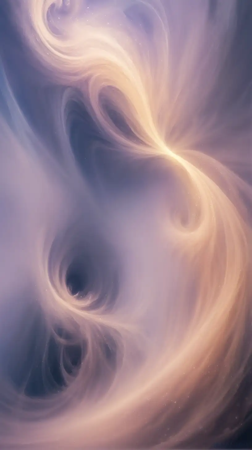 Enchanting Swirls A Mystical Landscape of Swirling Mist and Magical Energy