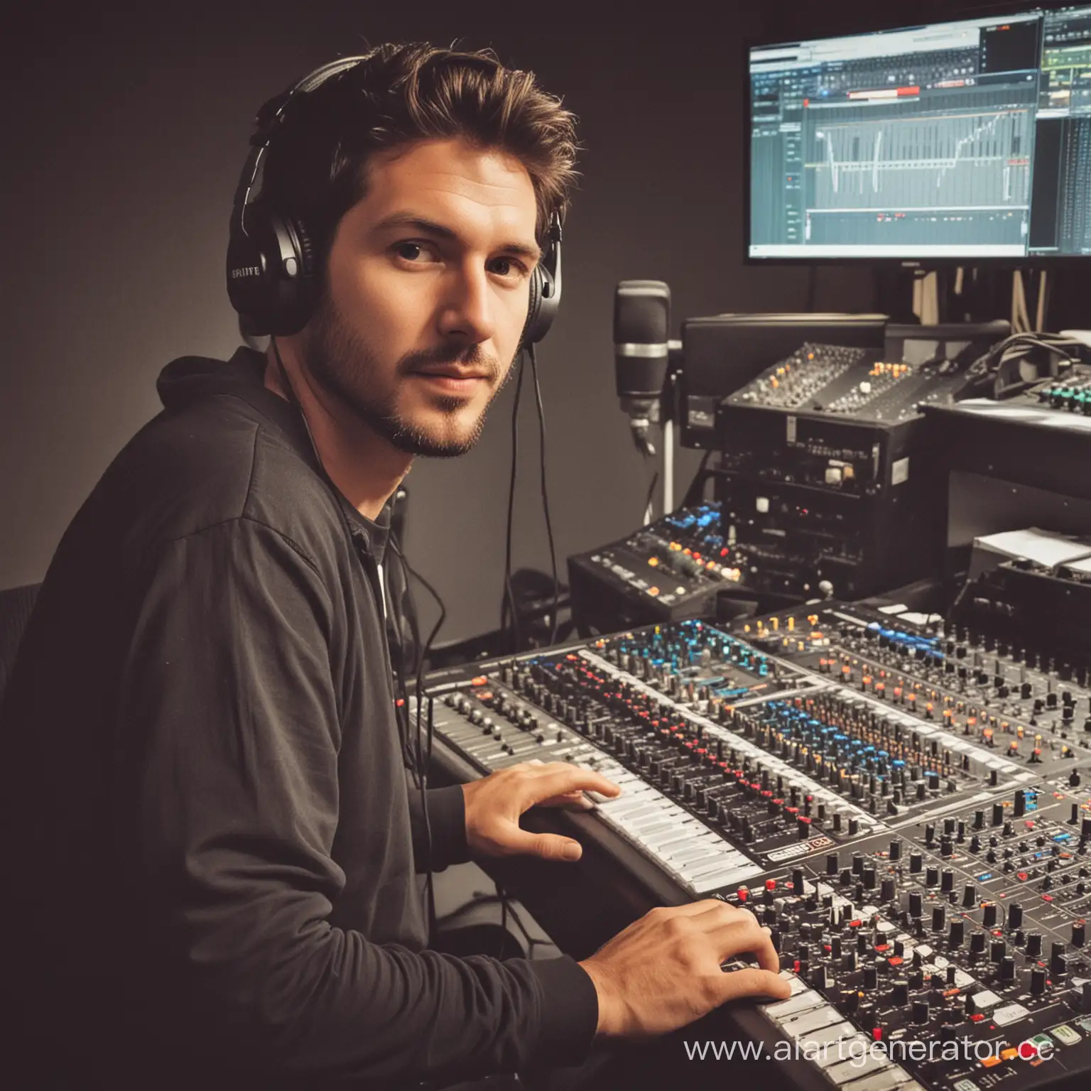 Professional-Sound-Engineer-Mixing-Audio-in-Modern-Studio