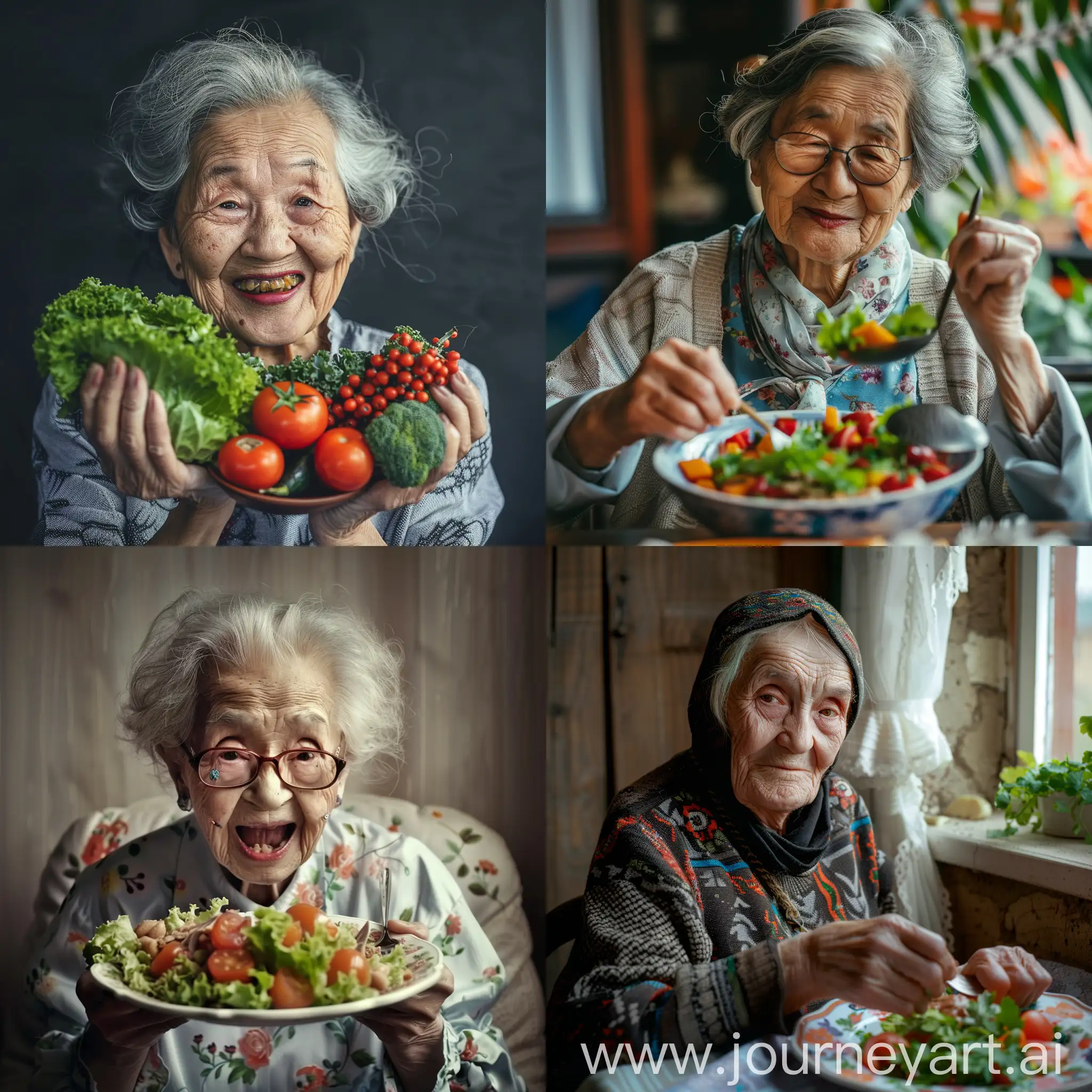 Elderly-Women-Enjoying-NutrientRich-Foods-Together