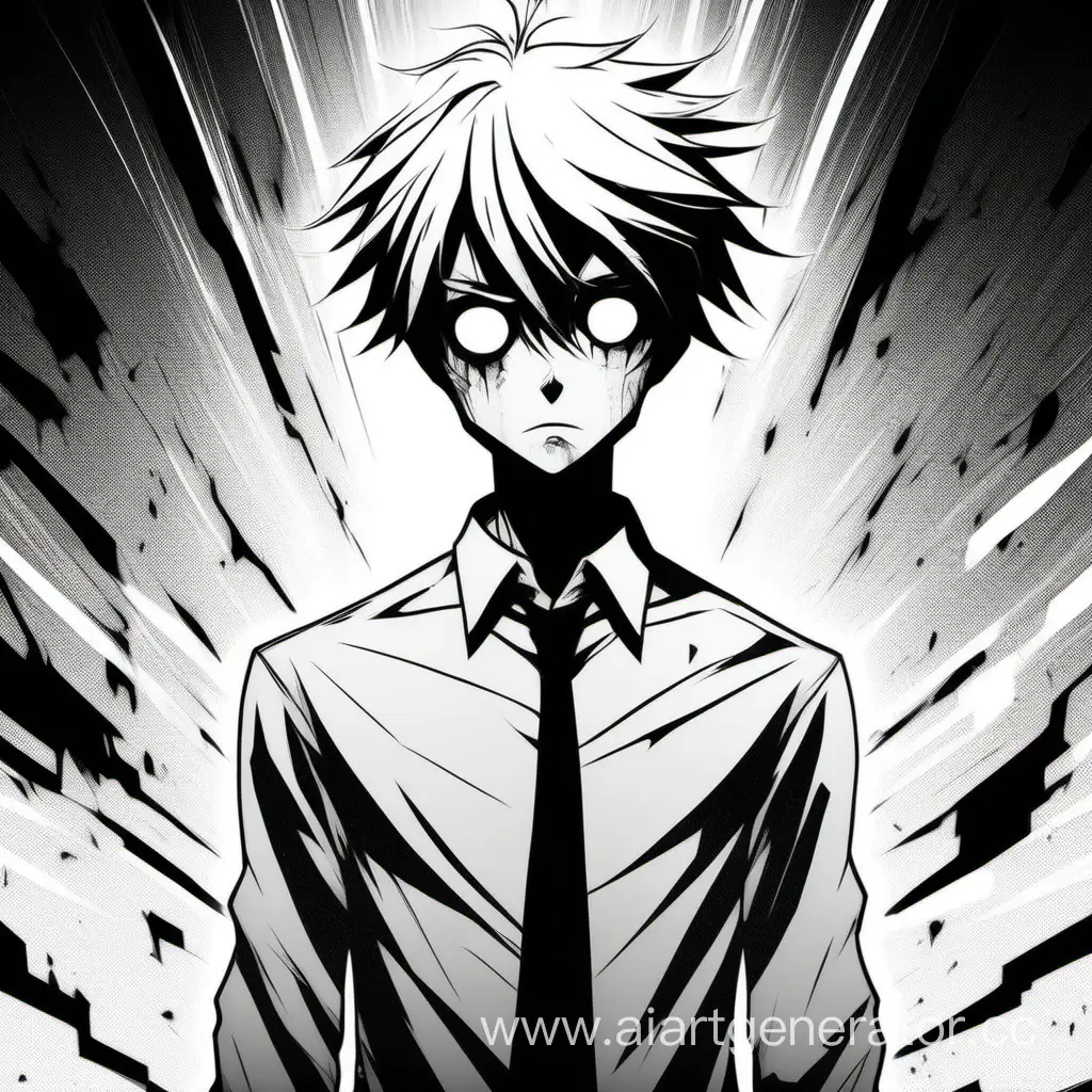 Sinister-Manga-Character-Dark-and-Menacing-Black-and-White-Illustration