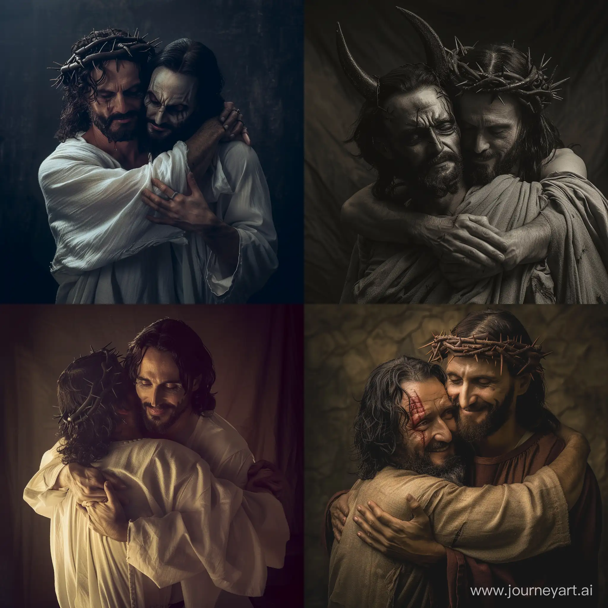 Divine-Embrace-Satan-and-Jesus-in-Cinematic-Light