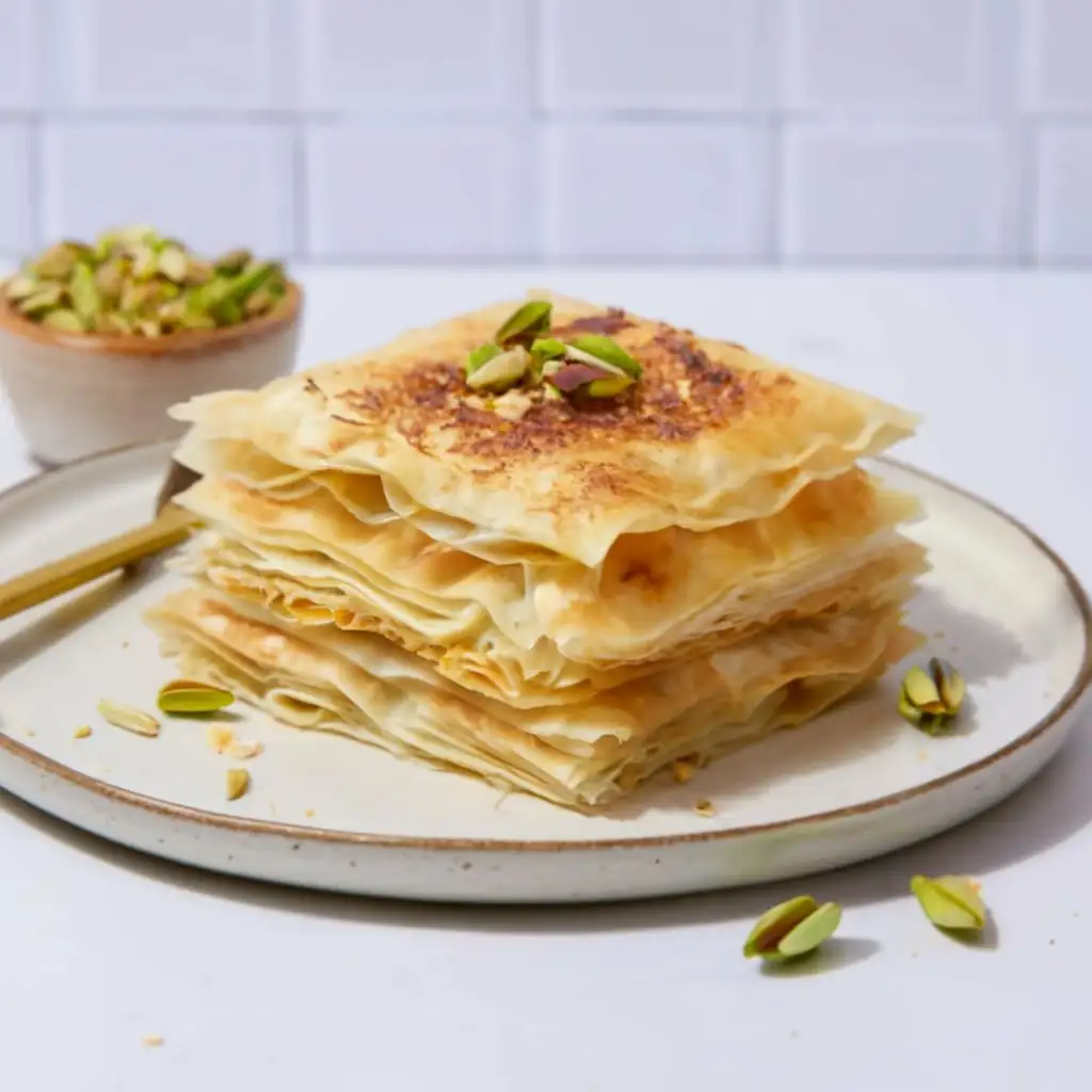 LOGO-Design-For-Real-Nablus-Kunafa-Dreamy-Middle-Eastern-Dessert-with-Pistachios-and-Spiced-Syrup