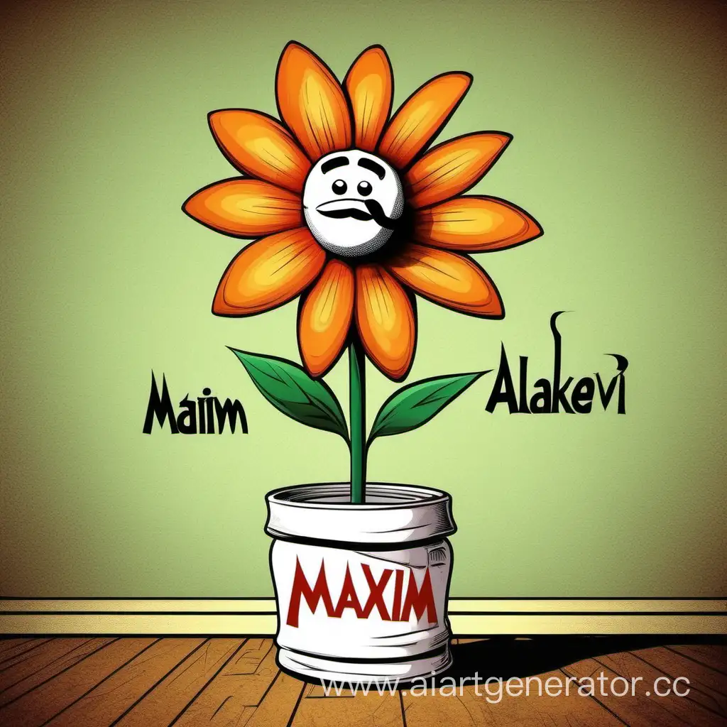 Quirky-Cartoon-Flower-with-Cigarette-Maxim-Valeakhmetav