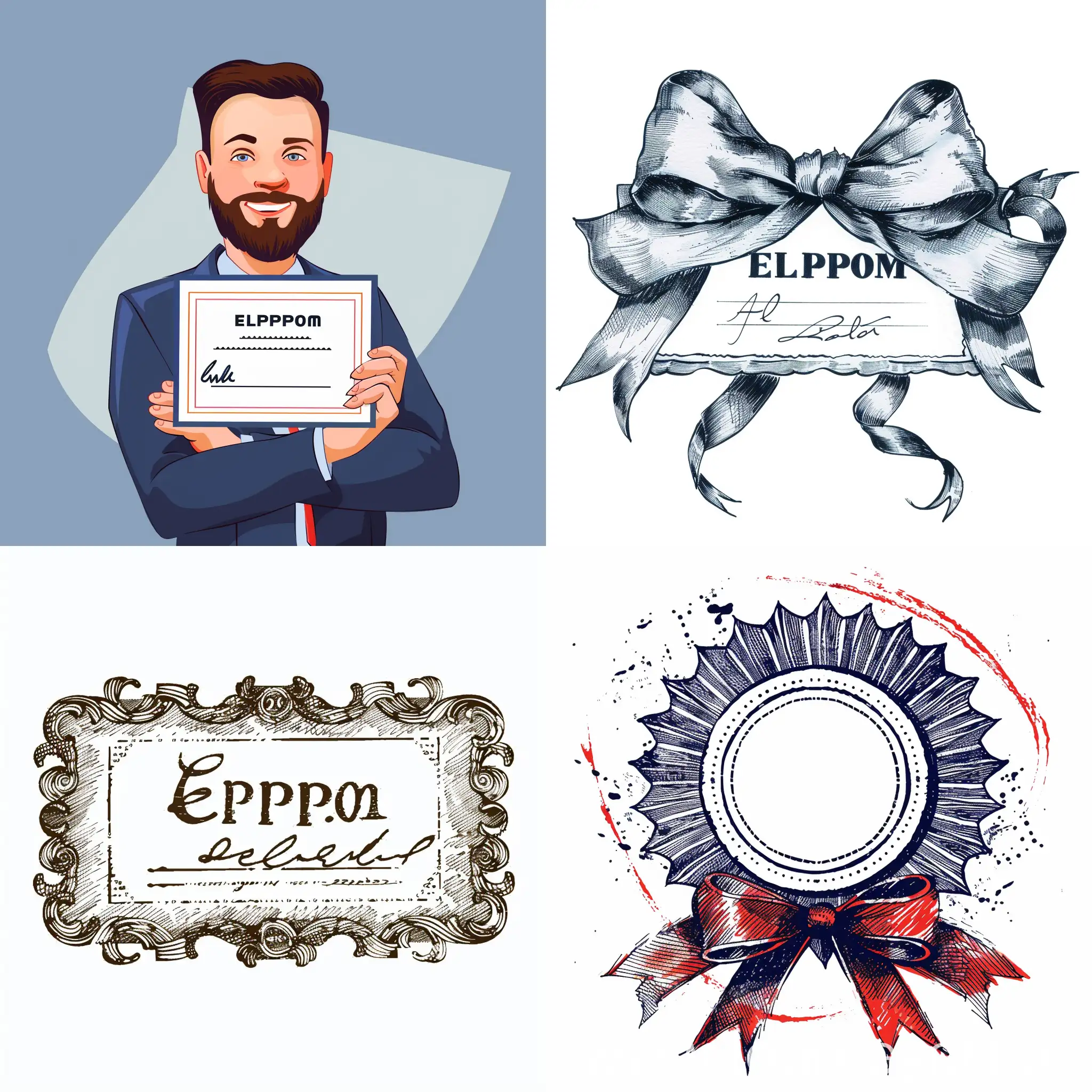 draw a certificate of Elprom dealer