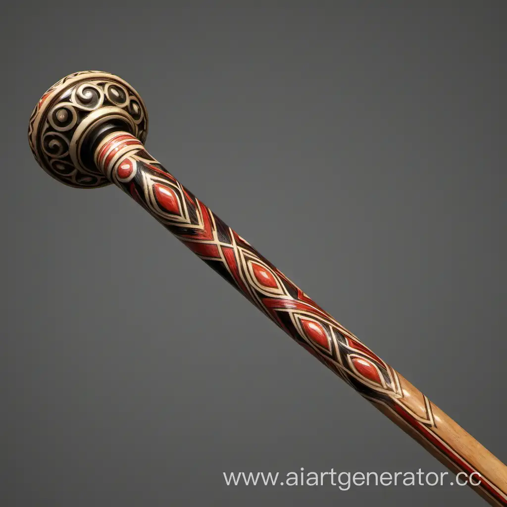 Elegant-Cane-with-Russianinspired-Knob-Design