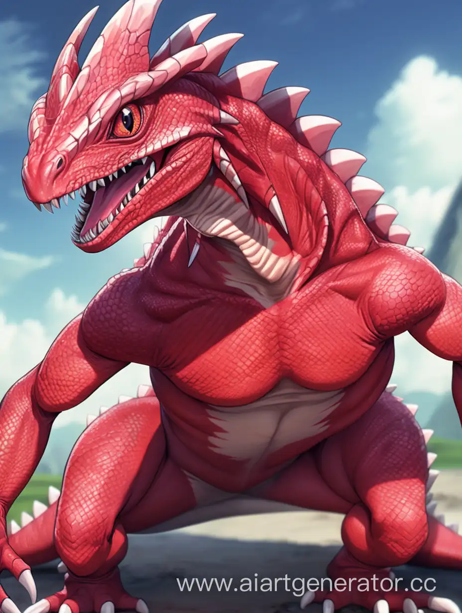 Fiery-Anime-Monster-Lizard-in-Crimson-Hue