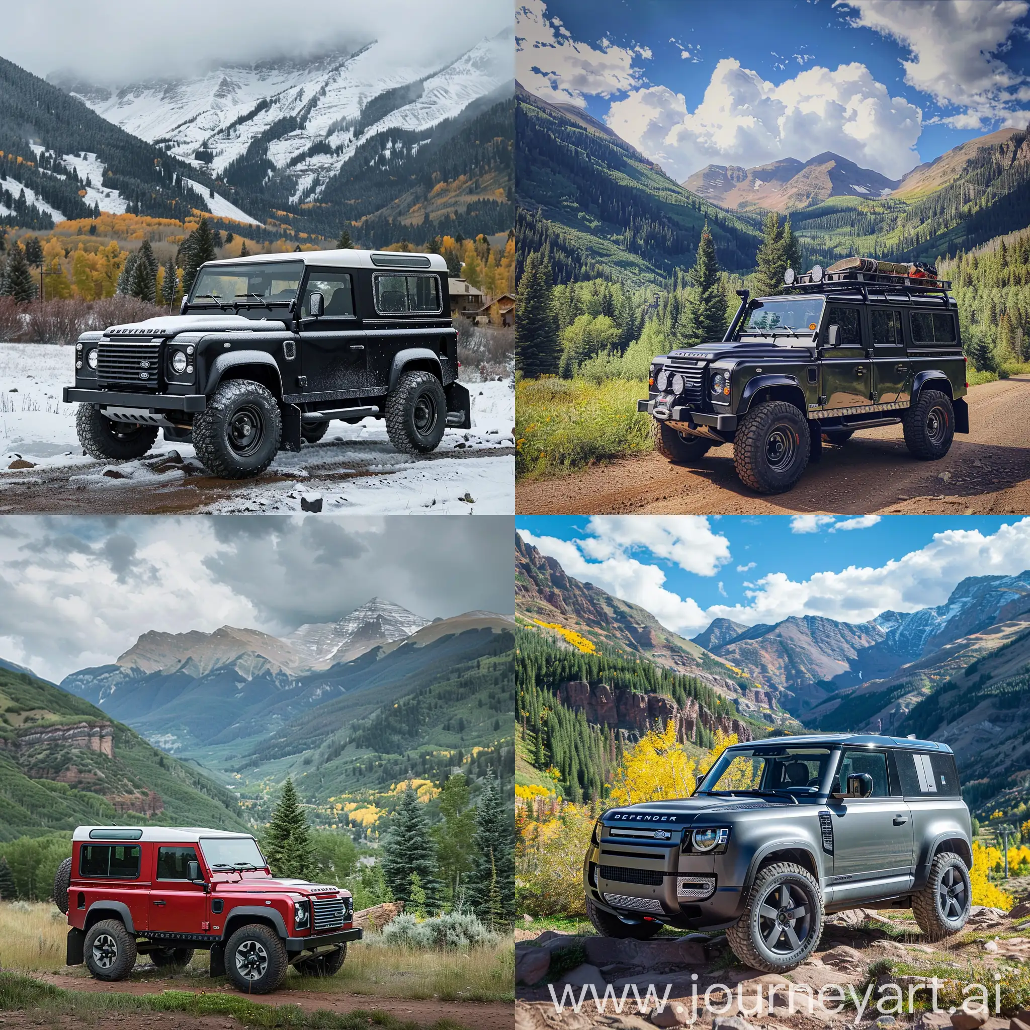 Defender 90 in telluride