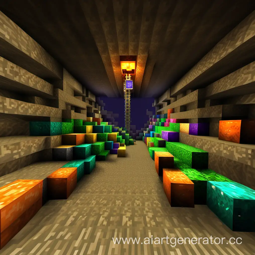 Abundant-Resources-in-a-Vibrant-Minecraft-Mine